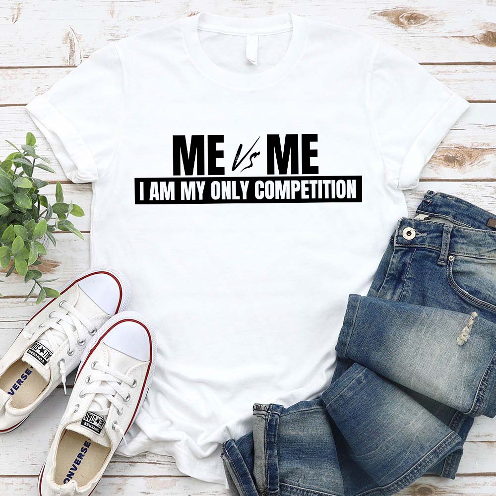Me vs Me Unisex T-Shirt â€?Motivational Self-Discipline Tee