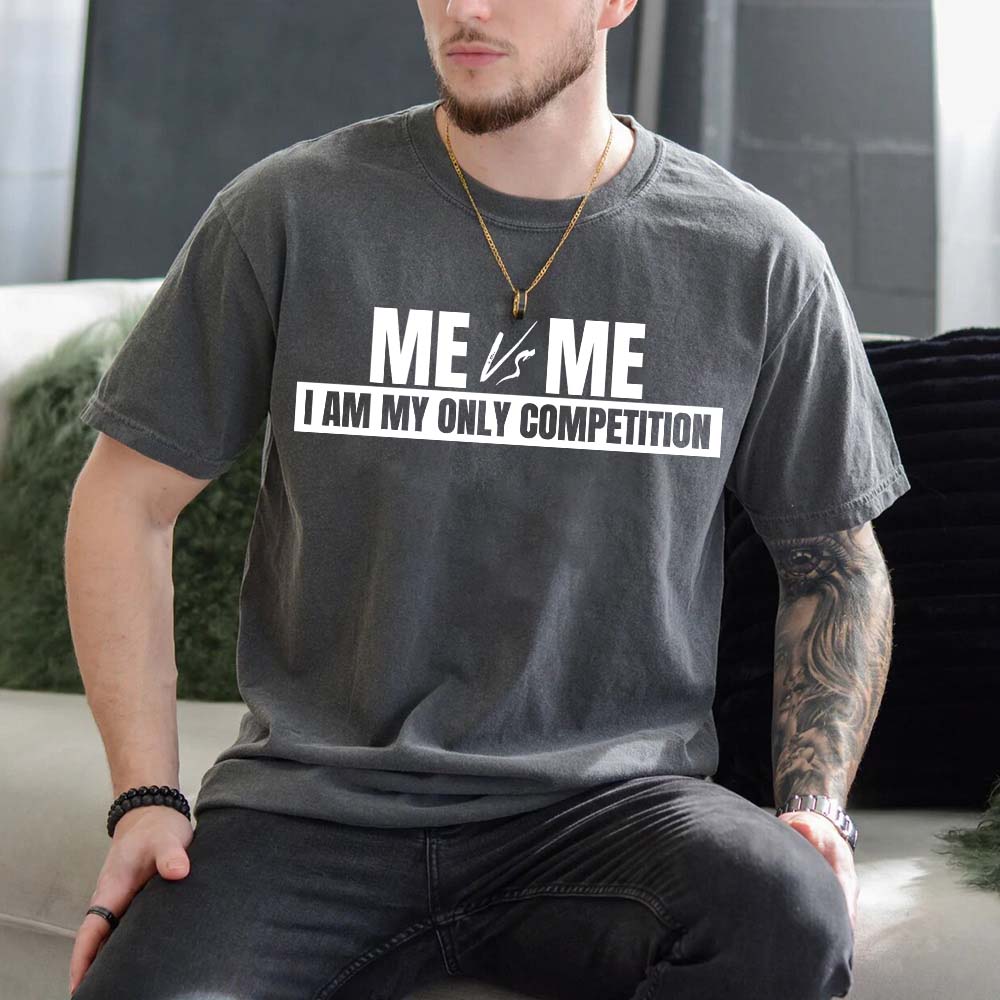 Me vs Me Unisex T-Shirt â€?Motivational Self-Discipline Tee