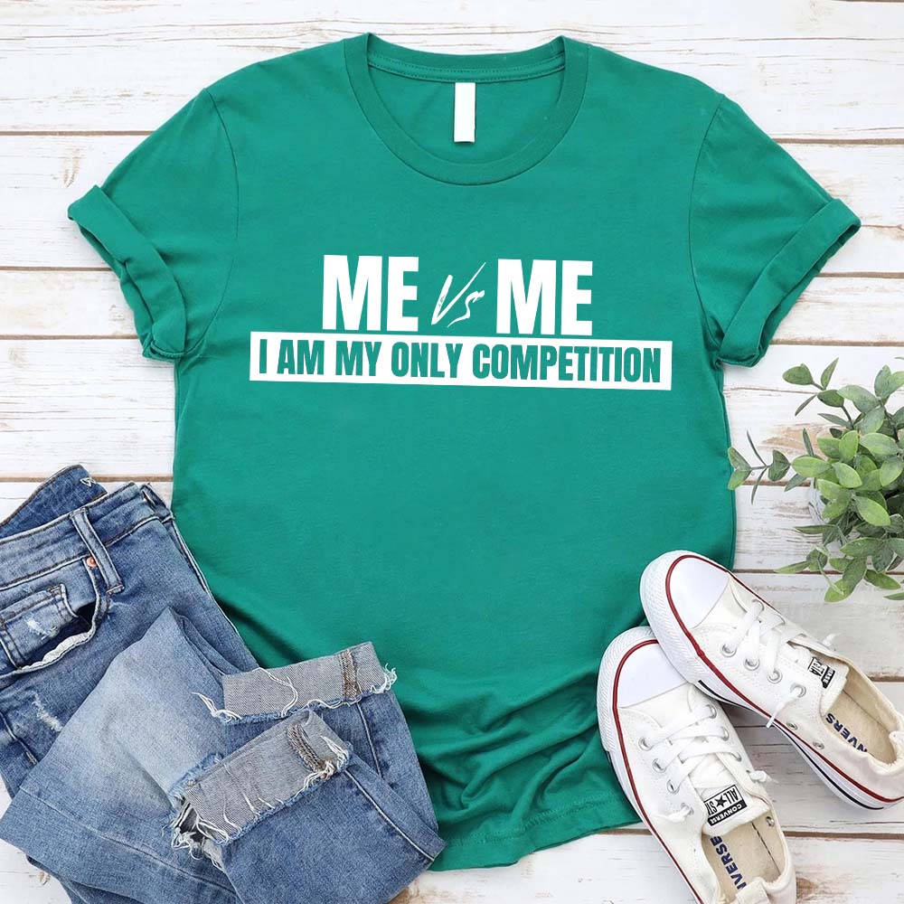 Me vs Me Unisex T-Shirt â€?Motivational Self-Discipline Tee