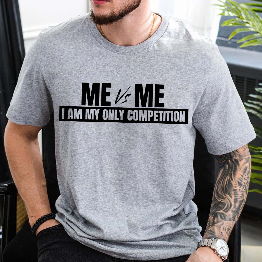 Me vs Me Unisex T-Shirt â€?Motivational Self-Discipline Tee