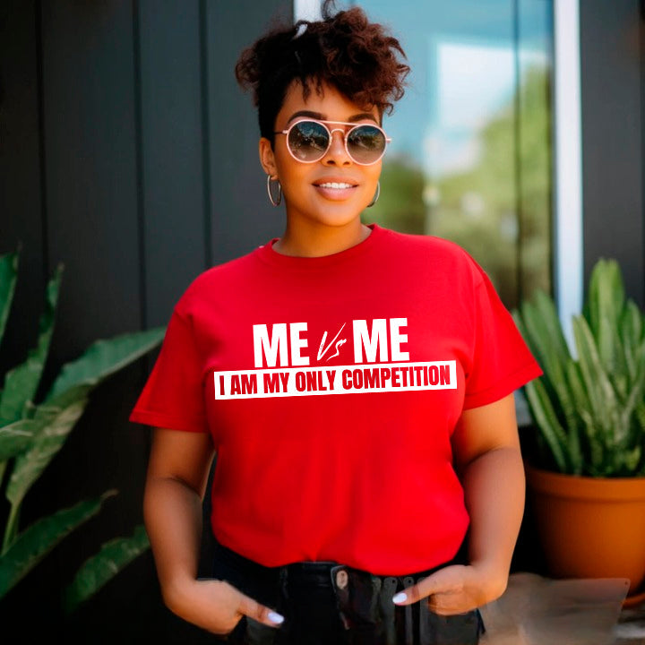 Me vs Me Unisex T-Shirt â€?Motivational Self-Discipline Tee