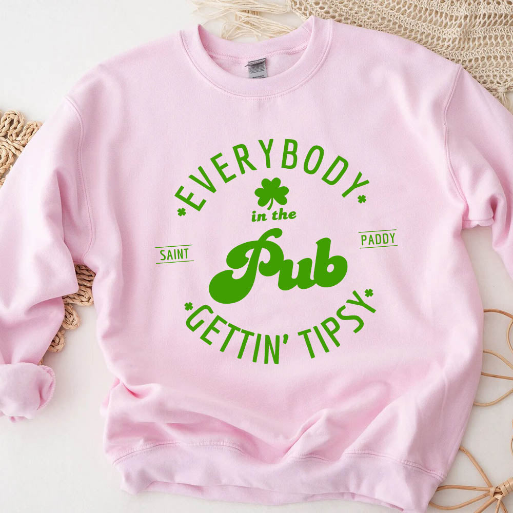 Funny Shirt â€?Everybody in the Pub Gettin' Tipsy Tee